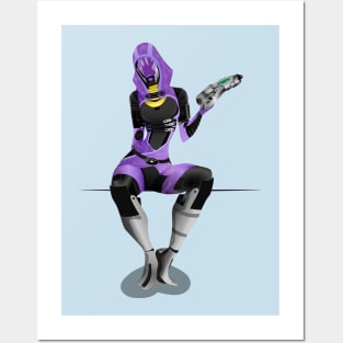 Tali'Zorah vas Normandy Posters and Art